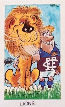 1973 Sunicrust Weg's Footy Funnies #NNO Lions Front